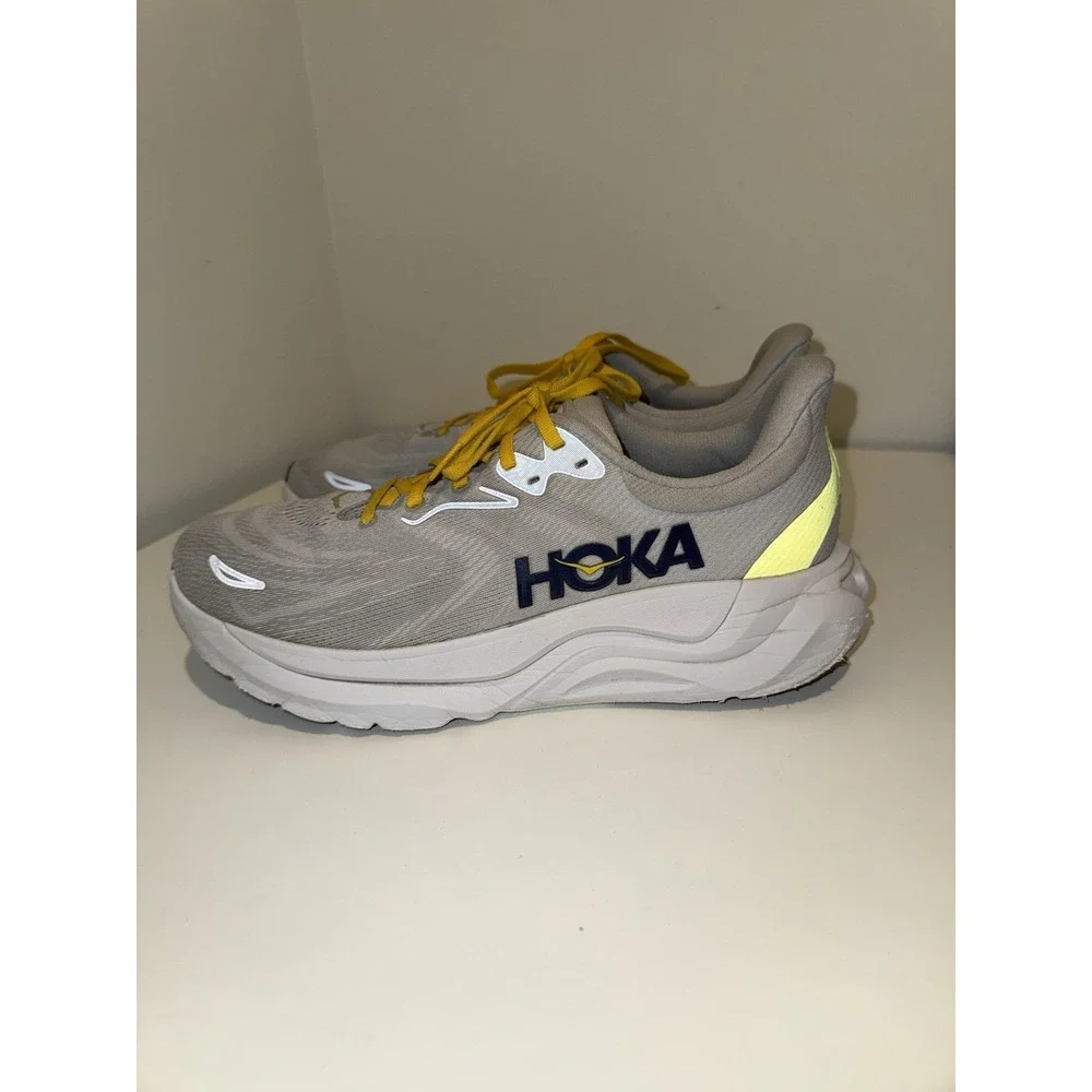 Hoka One One Arahi 8 Men's Size 10.5 D (Medium) Running Shoes Light Gray